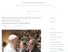 Tablet Screenshot of carlos-marentes.com